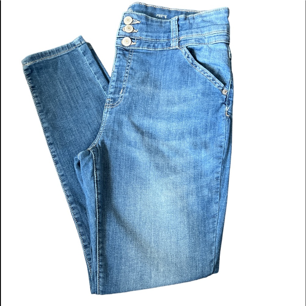There Abouts Blue Jeggings Girls Plus 18.5